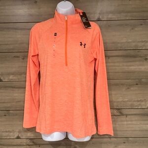Under Armour Orange Quarter Zip